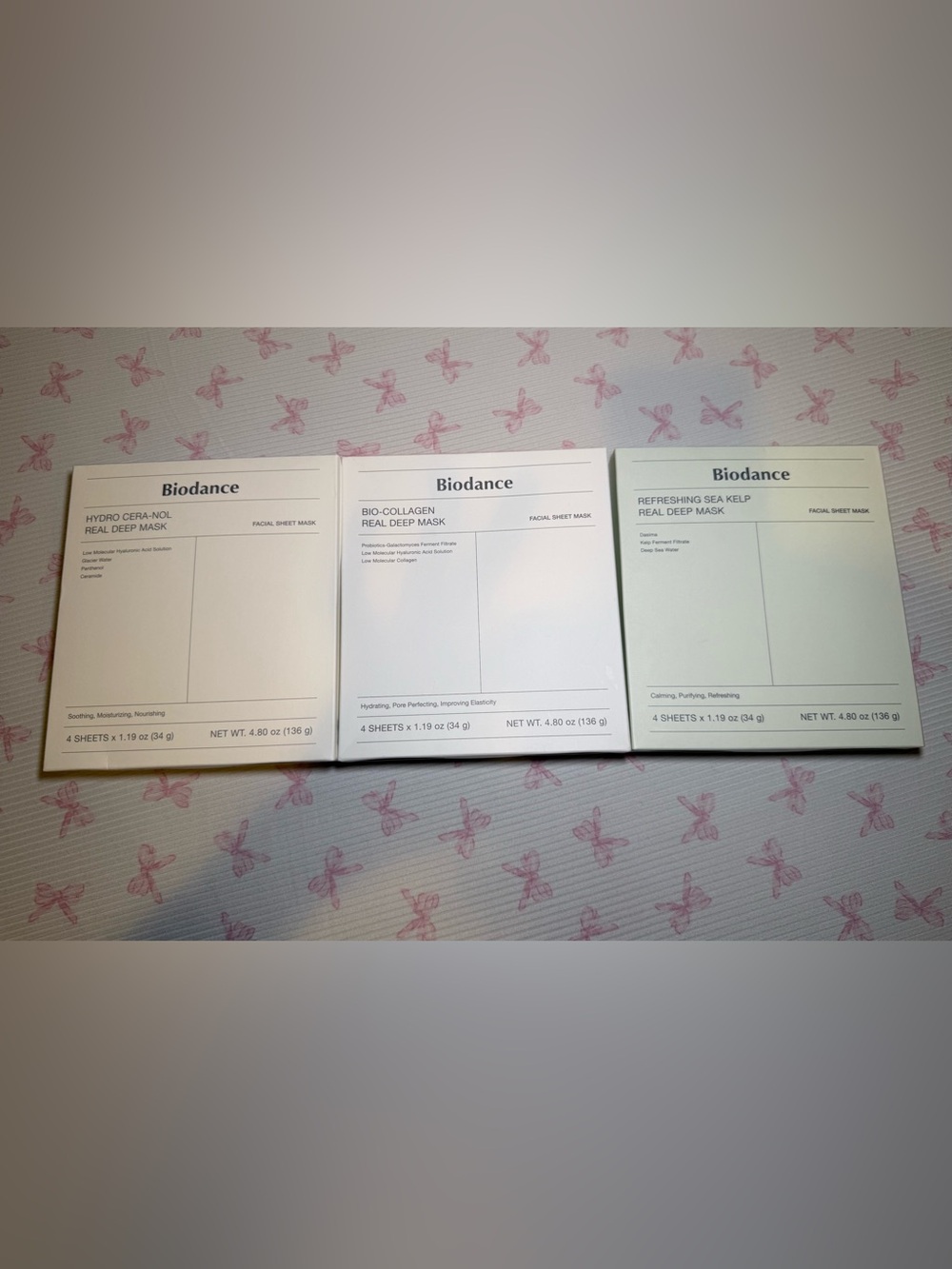 Deep Mask – Trio Hydrating Facial Sheets (4 Pack)